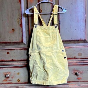 BDG Urban Outfitters yellow overall dress